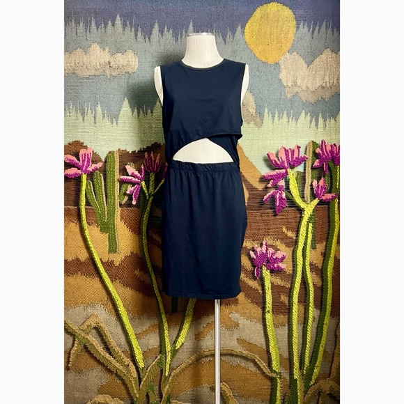 Anthropologie T.La Cut-Out Mini Dress XL - Picture 9 of 10